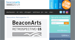 Desktop Screenshot of beaconarts.org